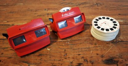 LOT 143 (10000) Est R300 to R600 – 2 x Retro Belgian manufactured 3D View-masters, Model G circa 1980s