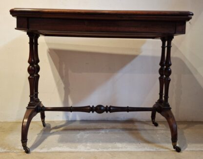 LOT 152 (32145) Est R4000 to R8000 – A Mid-Victorian Rosewood and Veneer Card Table - Image 3