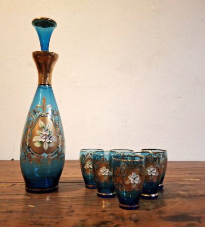 LOT 120 (31846) Est R500 to R1500 – A Vintage Italian Venetian Glass 7-piece Liqueur Set - Image 2