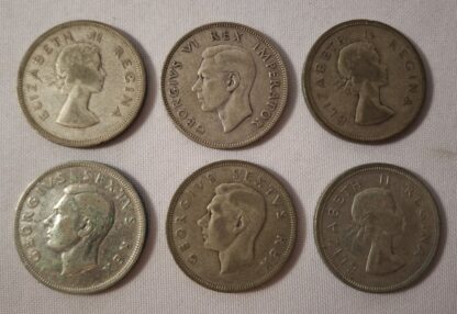 LOT 201 (321432) Est R500 to R1500 – A Collection of 11 x South African 2½ Shilling Coins - Image 2