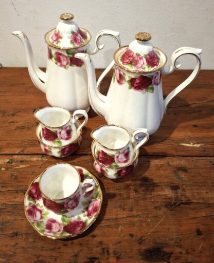 LOT 54 (32390) Est R2000 to R4000 – 12 x Royal Albert Old English Rose pattern Demitasse Cups and Saucers - Image 2