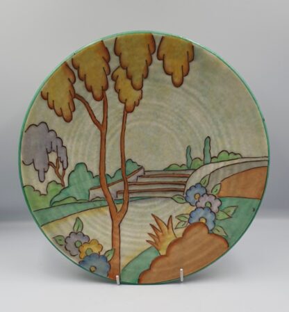 LOT 77 (25933) Est R500 to R1500 – 2 x Graduated Crown Devon Fieldings Art Deco period Wall-plates, circa 1930s-1940s - Image 3